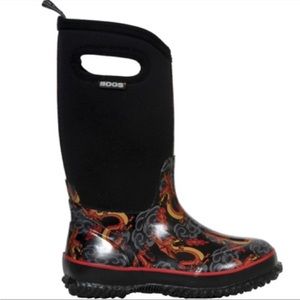 Bogs Classic High Dragon Black Snow Boot